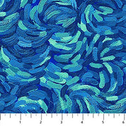 Brushstroke Dark Teal - Starry Night 29264-66