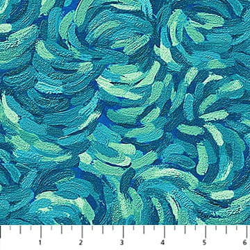 Brushstroke Teal - Starry Night 29264-64