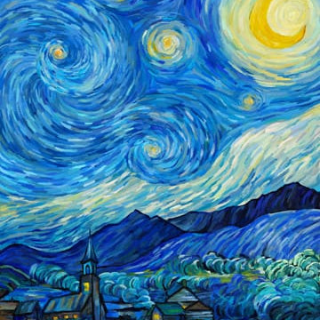 Panel Dark Blue - Starry Night DP29260-46