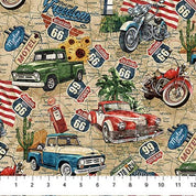 Route 66 Toss Cream - Historic Route DP29241-11
