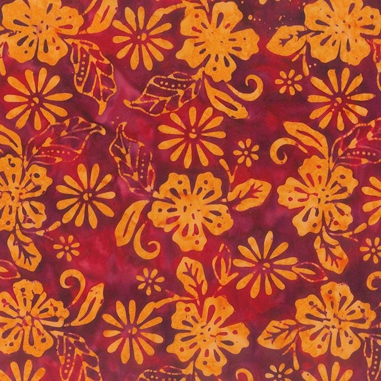 Tuscan Terrace -  Floral Toss Burgundy 80951-29