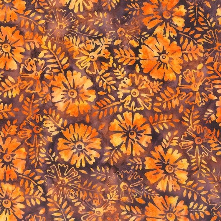 Tuscan Terrace -  Packed Flowers Wild Orange 80950-59