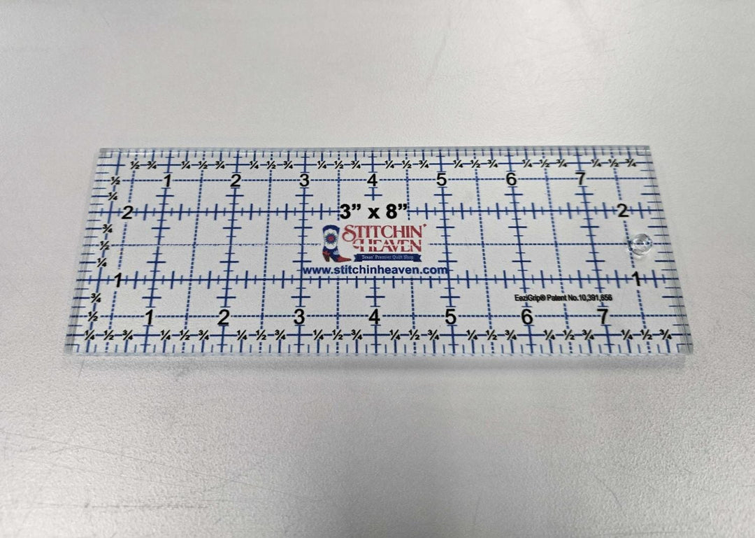 Stitchin Heaven - 3" X 8" with EziGrip Ruler SH3X8EZGRULER