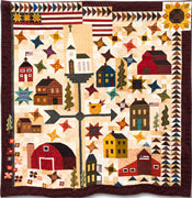 Image of Our Home Town quilt.