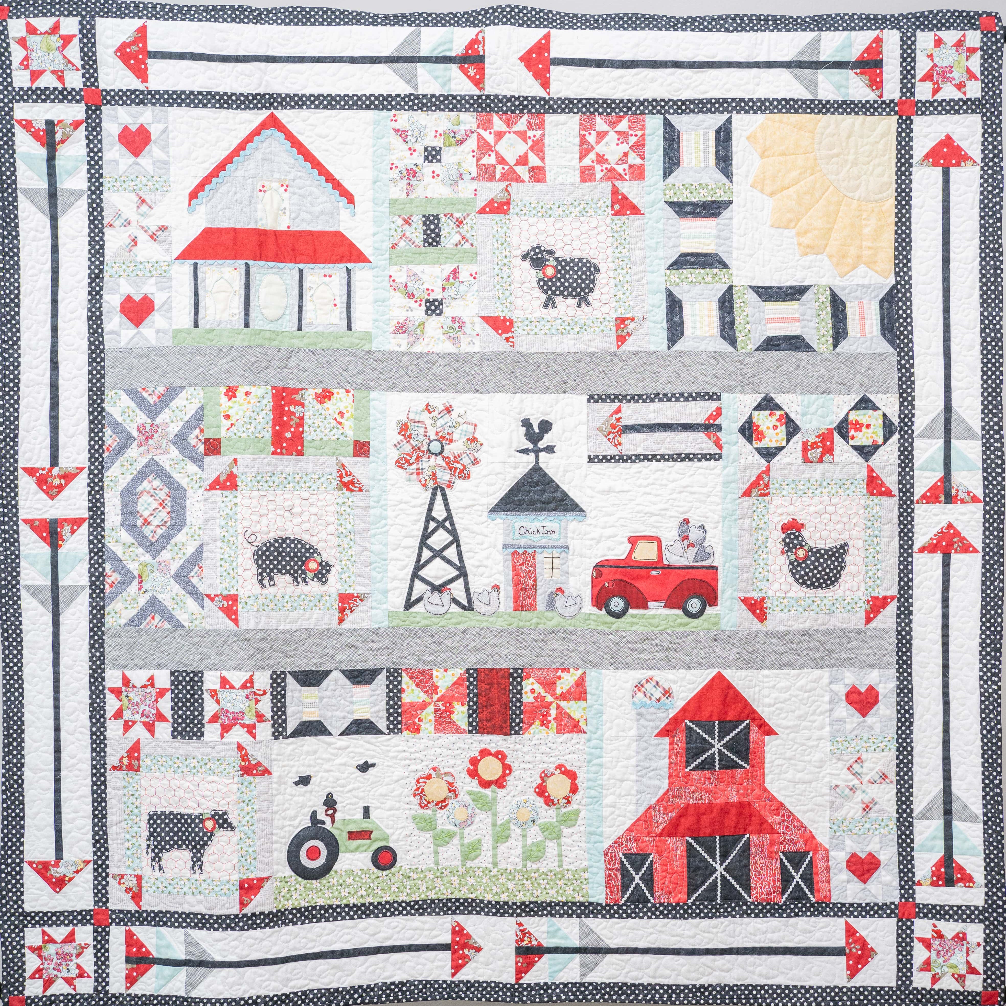 Charming Farming Pattern 9758BOM