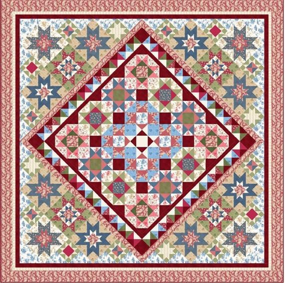 Blooming Beauty Quilt Pattern QM159