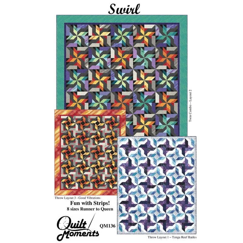 Swirl Quilt Pattern QM136