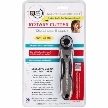 Quilters Select 28mm Rotary Cutter QS-ROTARY28