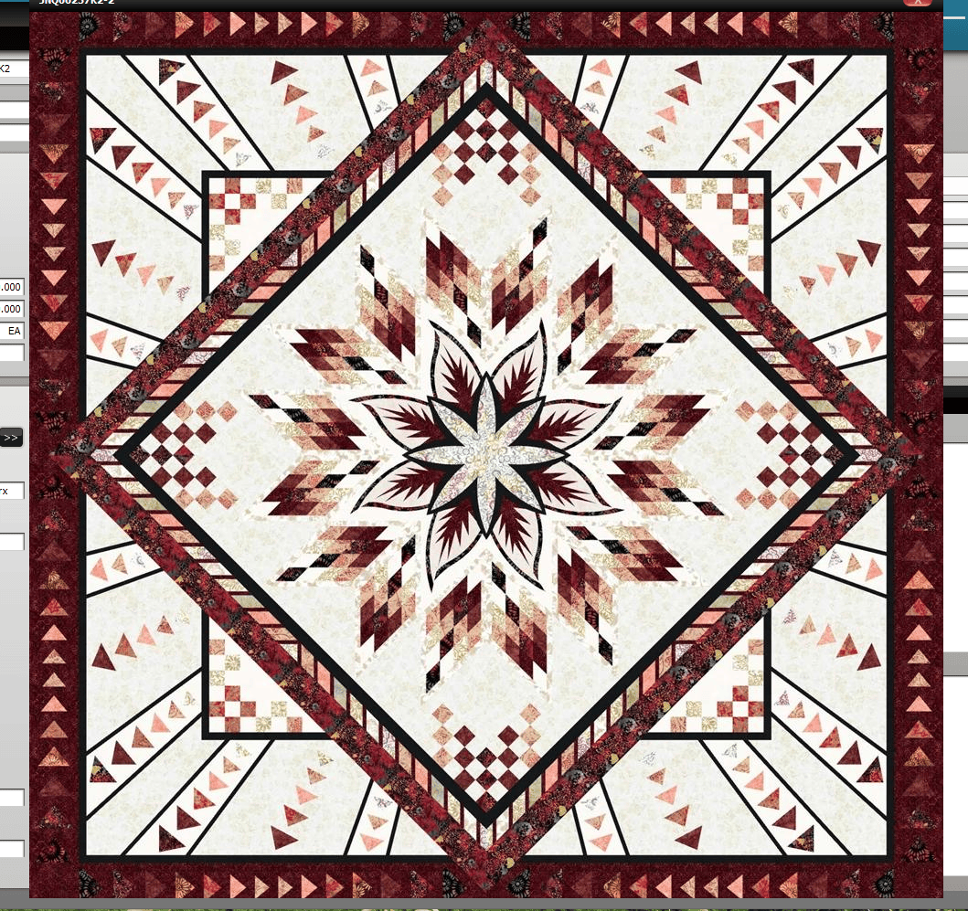 Fancy Flamingo King - Quiltworx Kit JNQ00257K2