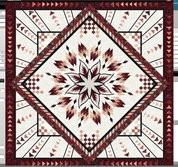 Fancy Flamingo King - Quiltworx Kit JNQ00257K2