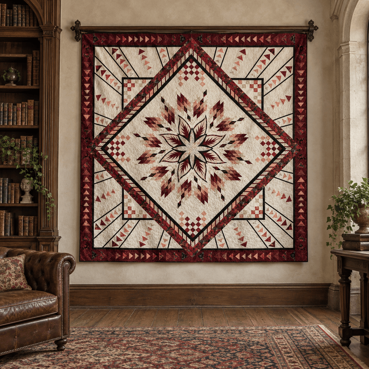 Fancy Flamingo King - Quiltworx Quilt Kit JNQ00257K2