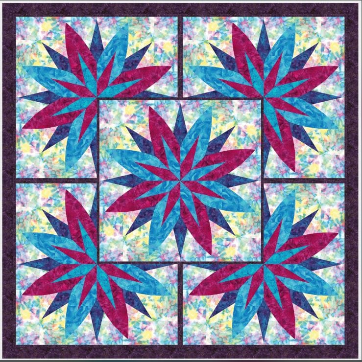 Precut! The Most Curious Garden Quilt Kit - 68" x 68' TMSTCRSGRDN-CQK
