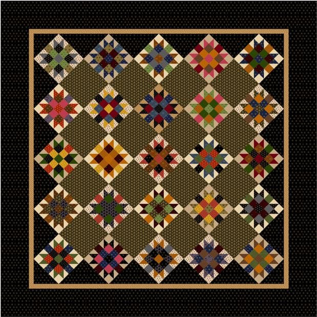 Precut! Homefront Quilt Kit - 67" x 67" HOMEFRONT-CQK