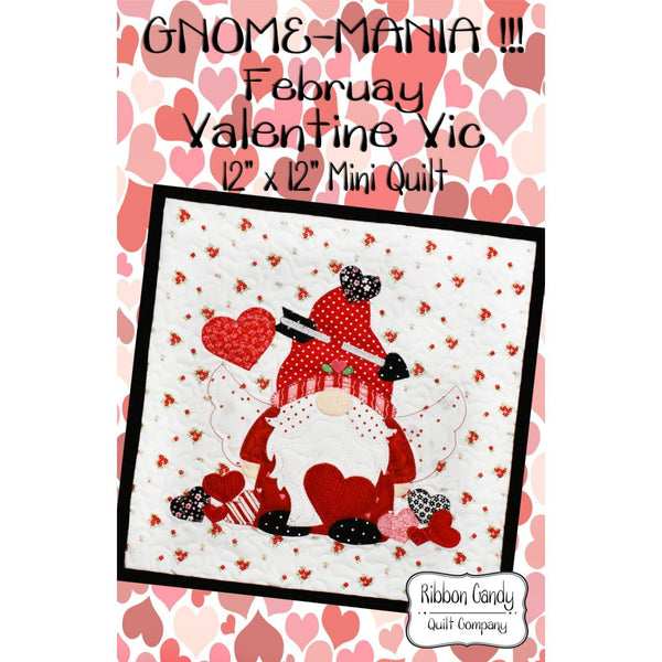 Gnome-Mania – Valentine Vic Mini Quilt Kit | Quilting - Stitchin