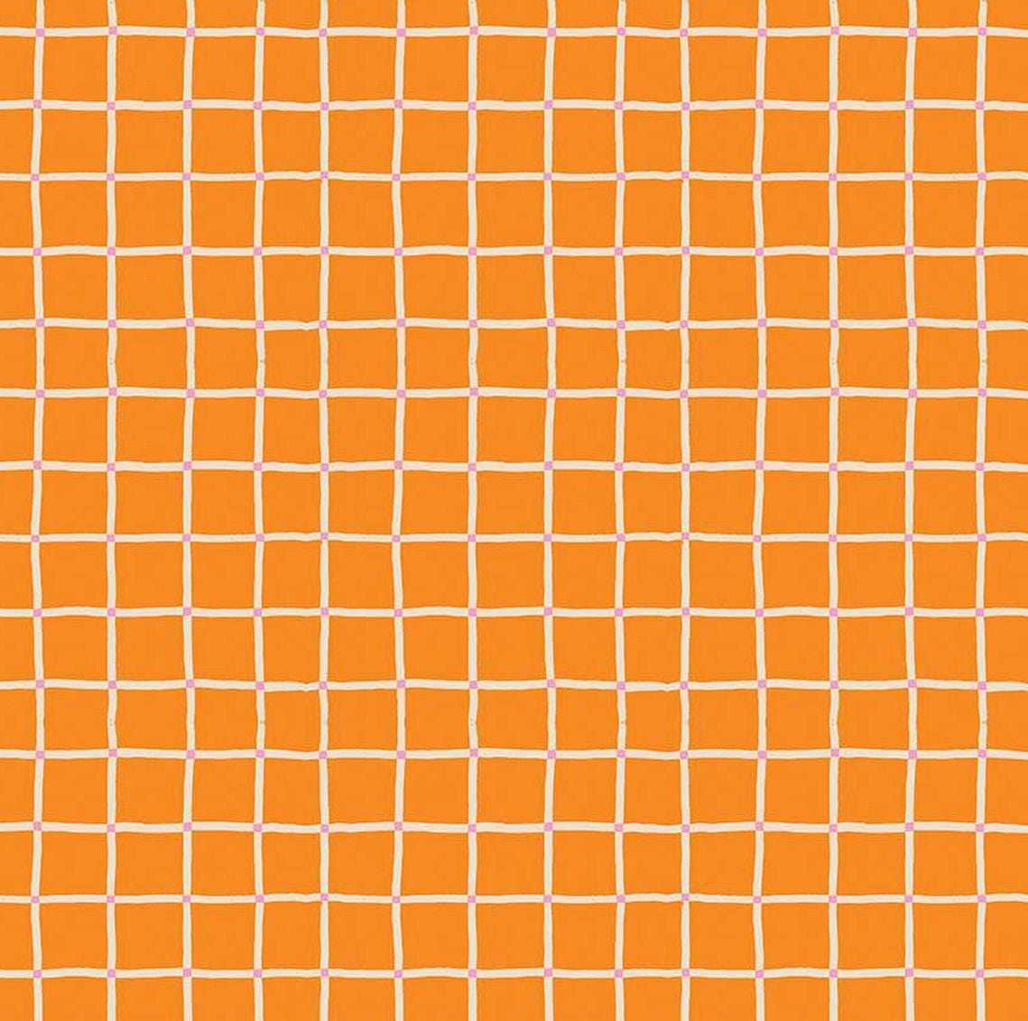 100 Aker Woods - Picnic Plaid Orange C15176-ORANGE