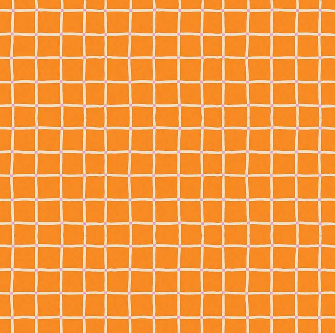 100 Aker Woods - Picnic Plaid Orange C15176-ORANGE