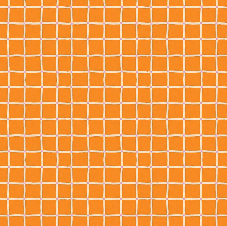 100 Aker Woods - Picnic Plaid Orange C15176-ORANGE