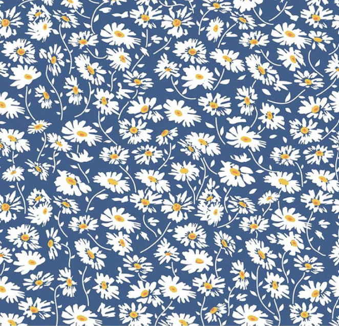 Always in Season - Daisy Navy C15104-NAVY