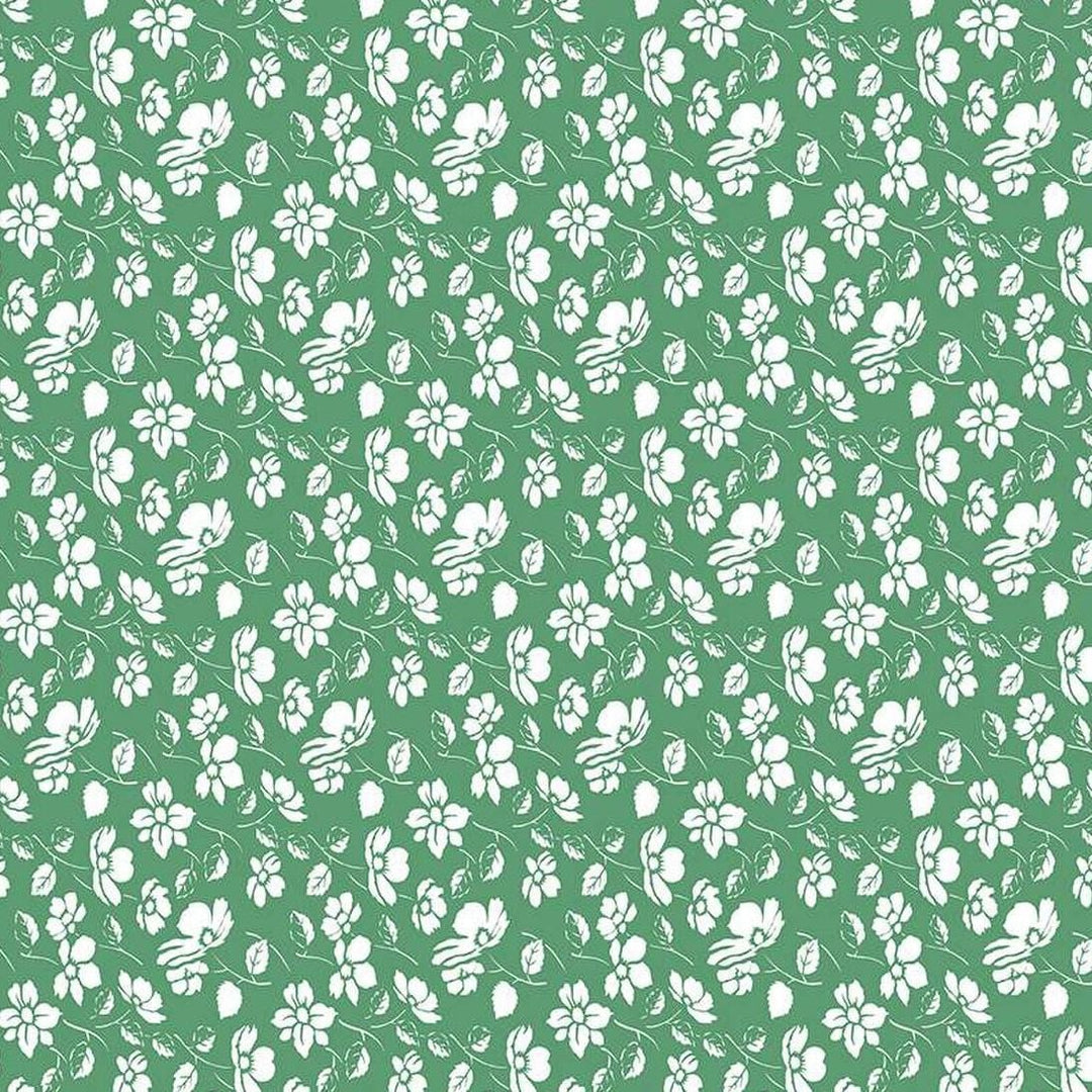 Always in Season - Mono Floral Green C15105-GREEN