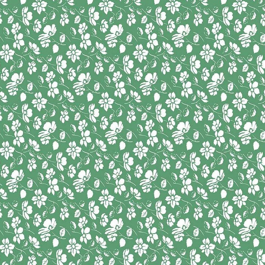 Always in Season - Mono Floral Green C15105-GREEN