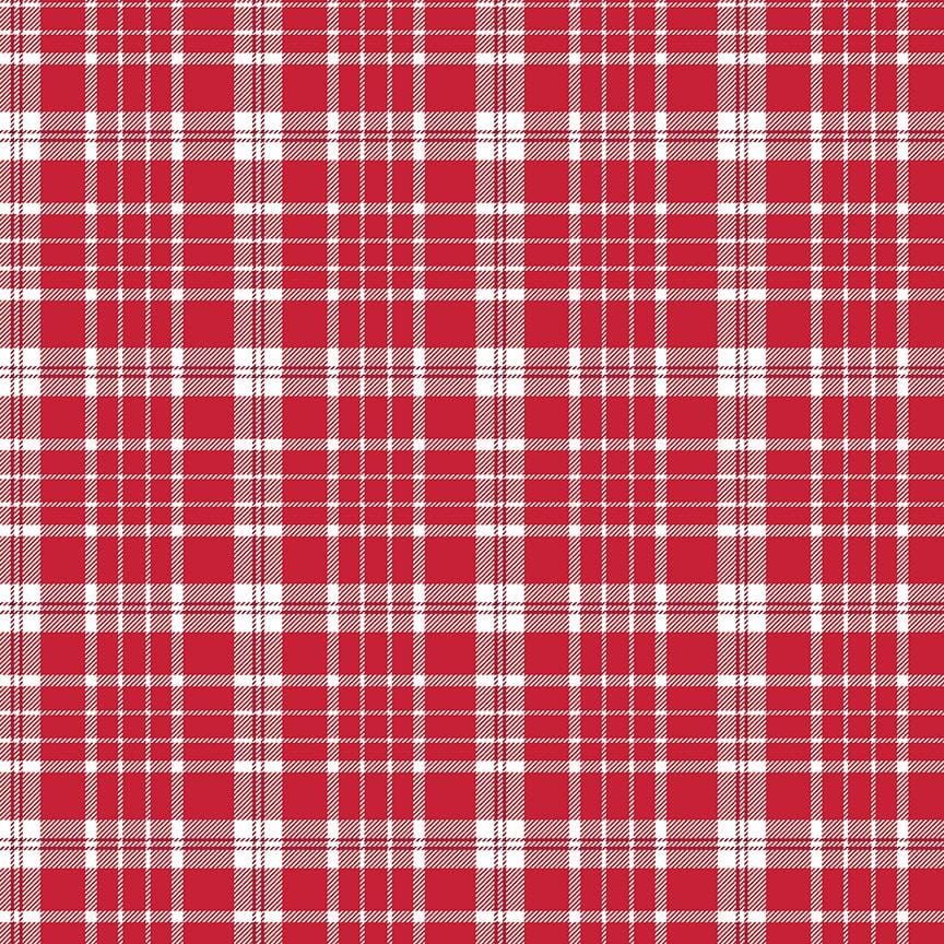 American Beauty - Plaid Red C14443-RED