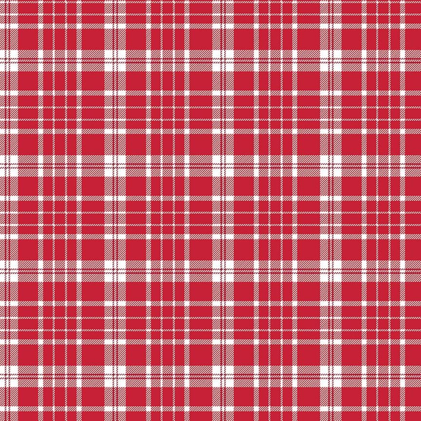 American Beauty - Plaid Red C14443-RED