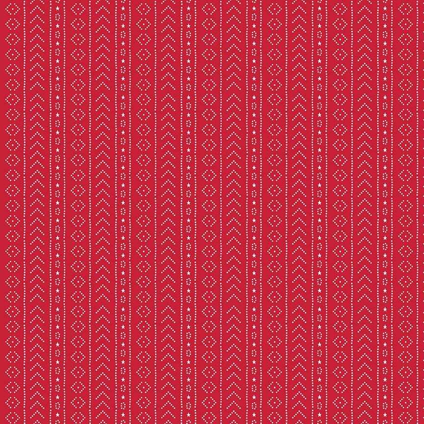 American Beauty - Stripe Red C14447-RED
