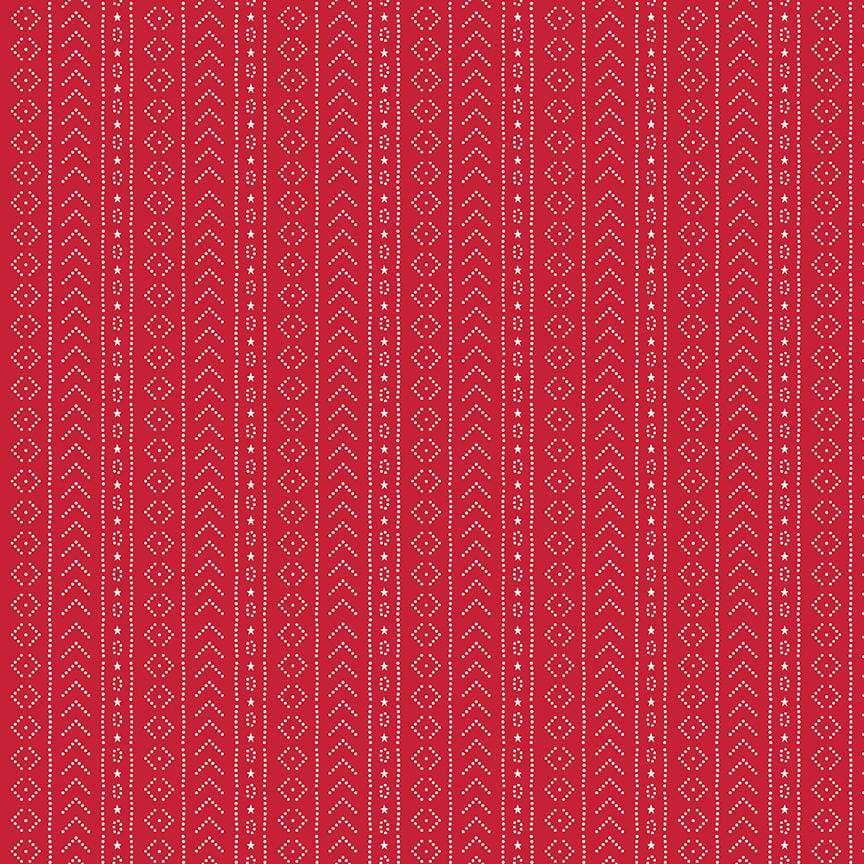 American Beauty - Stripe Red C14447-RED