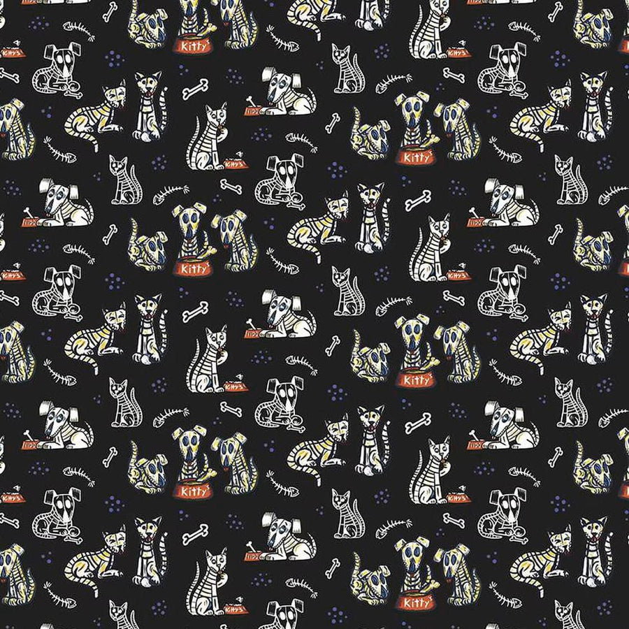 Amor Eterno - Cats and Dogs Black C11812-BLACK