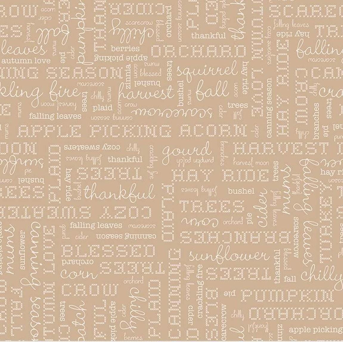 Autumn - Words Tea Dye C14667-TEADYE