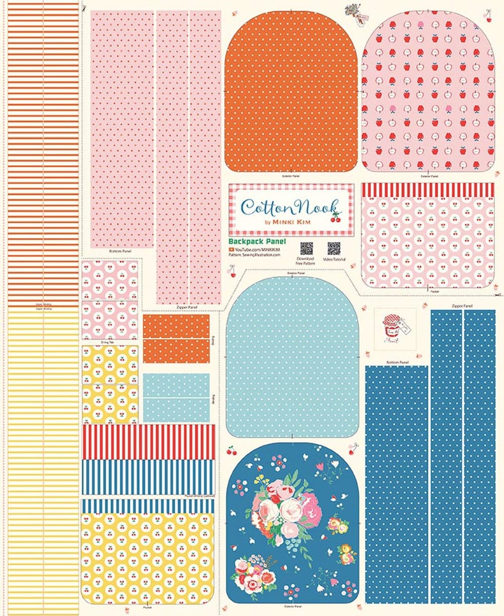 Backpack Panel - Cotton Nook P17979-PANEL