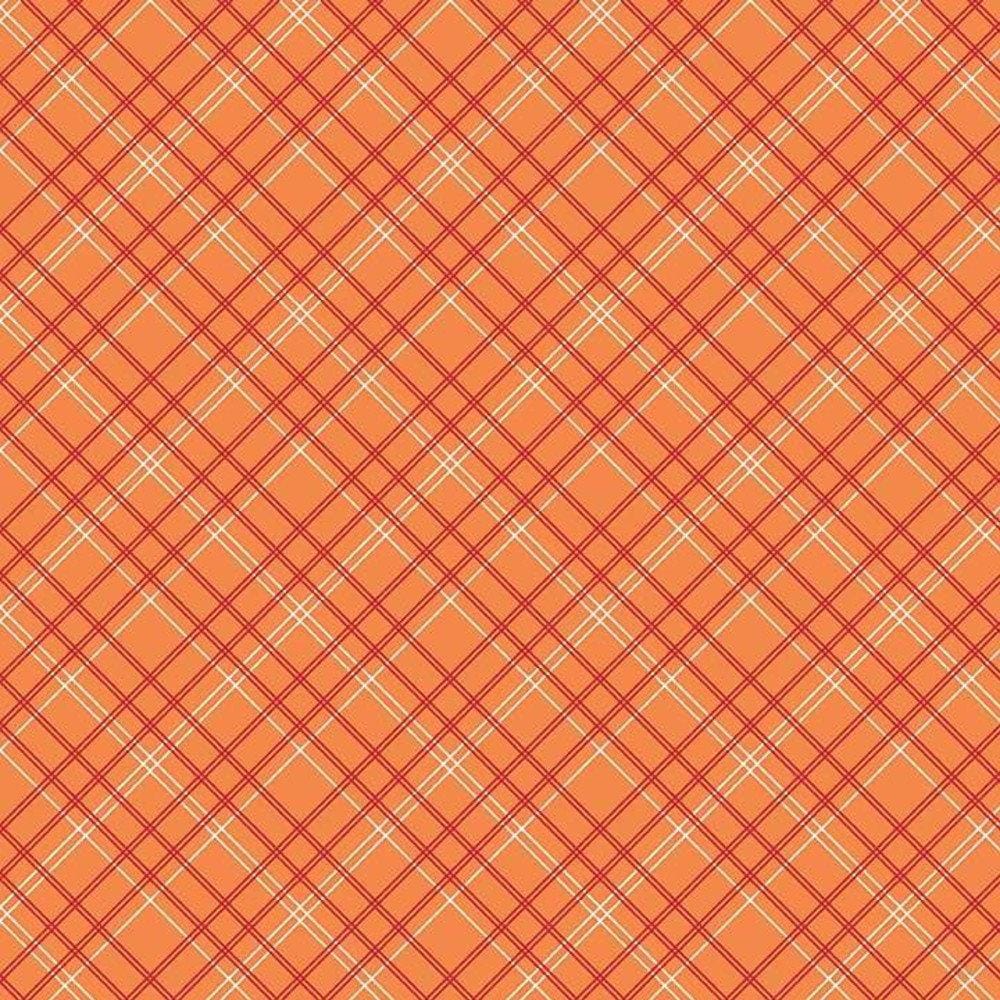 Bee Backings & Borders - Plaid Orange WB6422-ORANGE