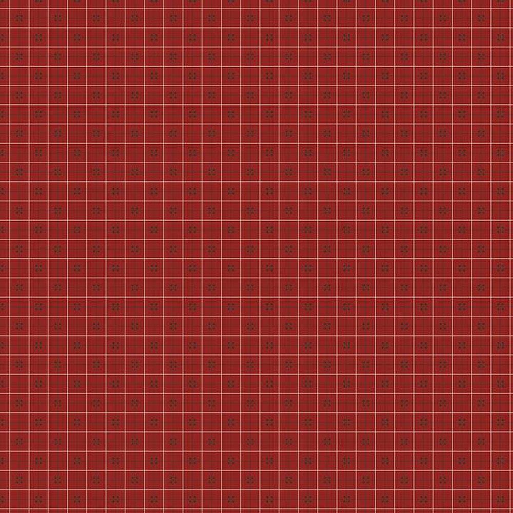 Bee Plaids - Cidar Barn Red C12031-BARNRED