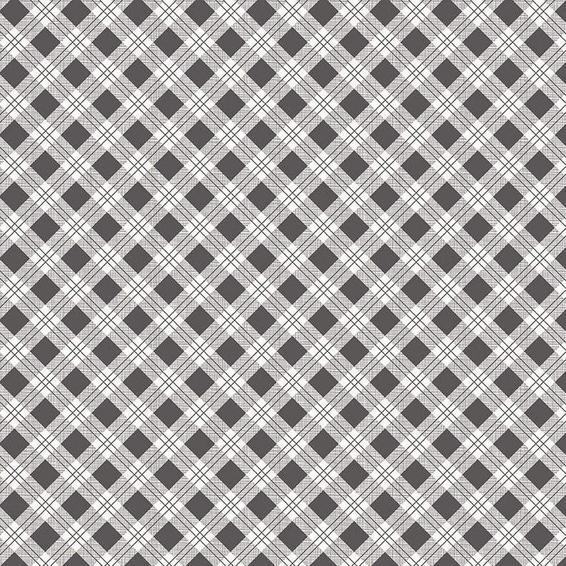 Bee Plaids - Scarecrow Steel C12020-STEEL