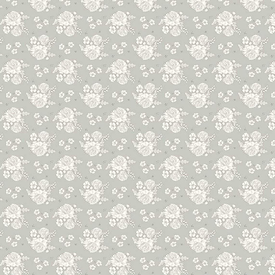 Bloomberry - Petite Flowers Gray C14602-GRAY