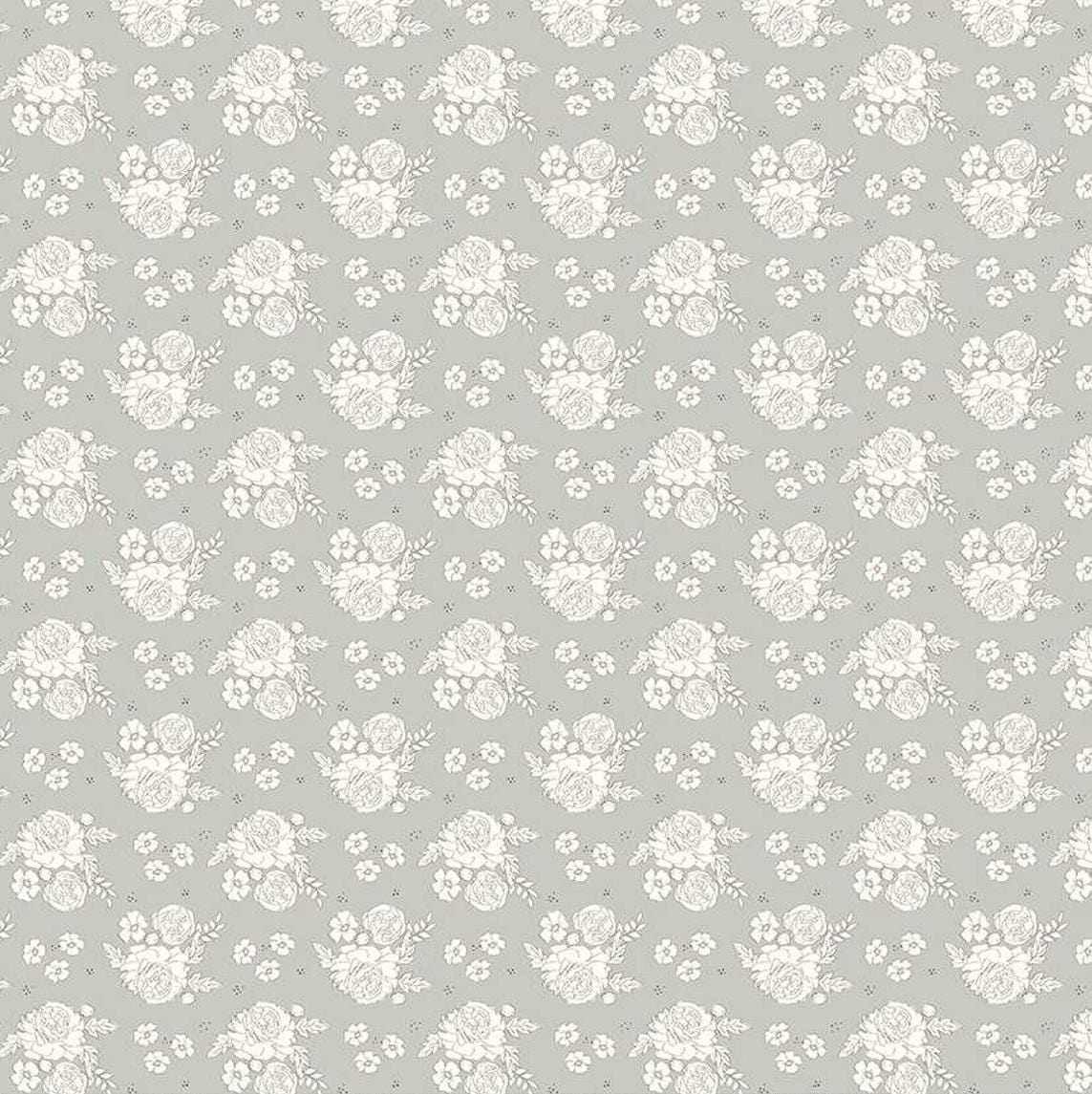 Bloomberry - Petite Flowers Gray C14602-GRAY