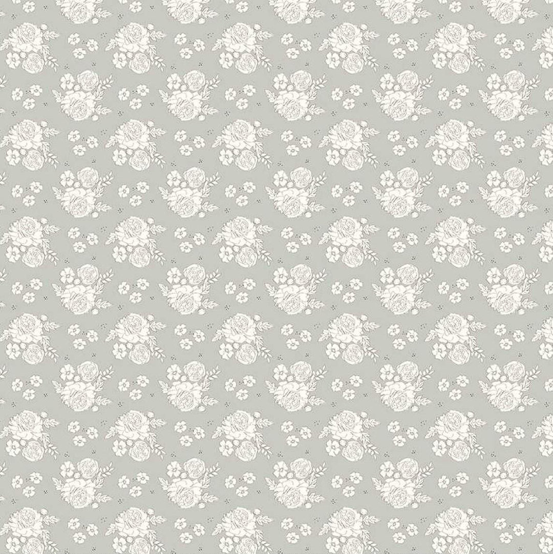 Bloomberry - Petite Flowers Gray C14602-GRAY