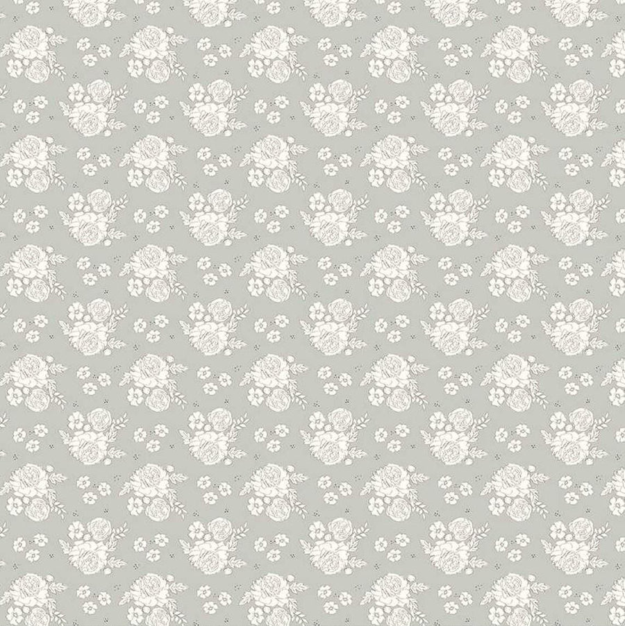 Bloomberry - Petite Flowers Gray C14602-GRAY