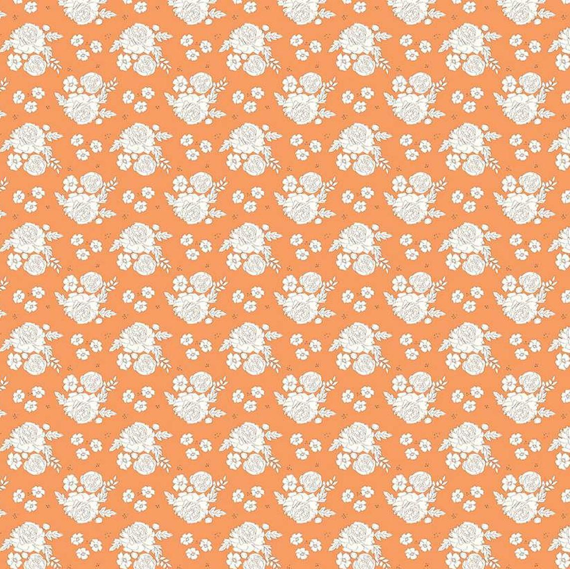 Bloomberry - Petite Flowers Tangerine C14602TANGERINE