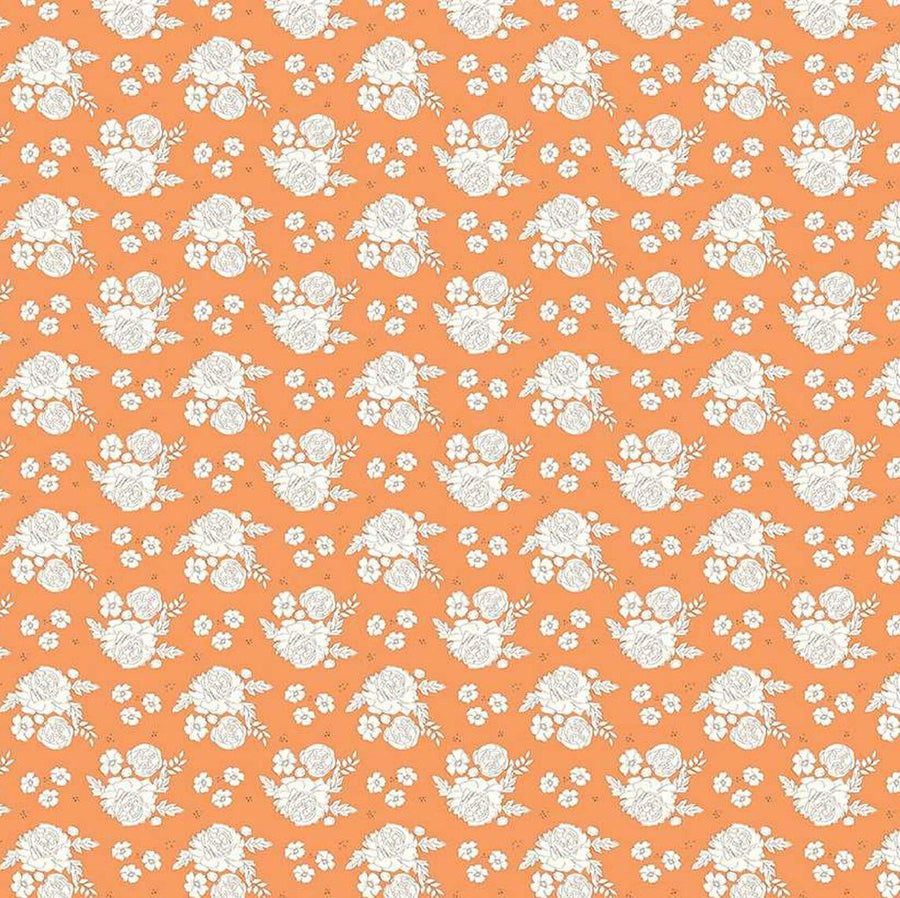 Bloomberry - Petite Flowers Tangerine C14602TANGERINE