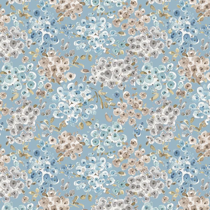 Blue Escape Coastal - Floral Blue C14512-BLUE