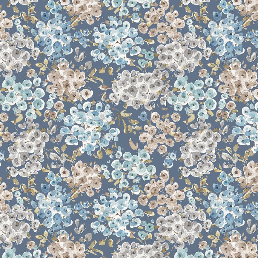 Blue Escape Coastal - Floral Colonial C14512-COLONIAL