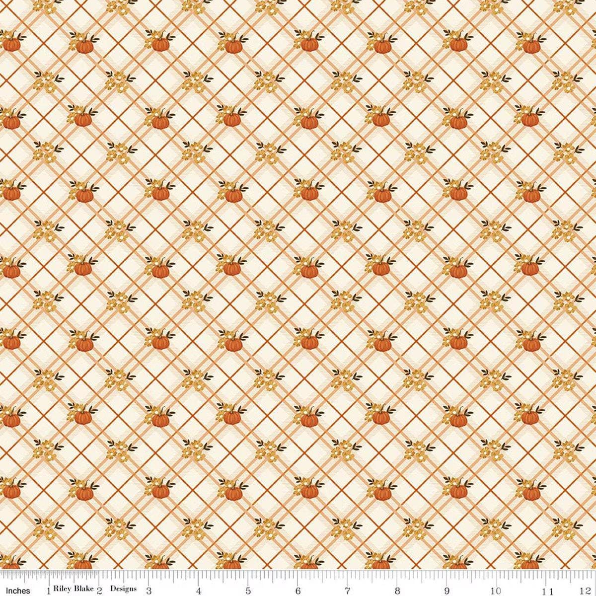Bountiful - Pumpkin Plaid Cream C17862-CREAM