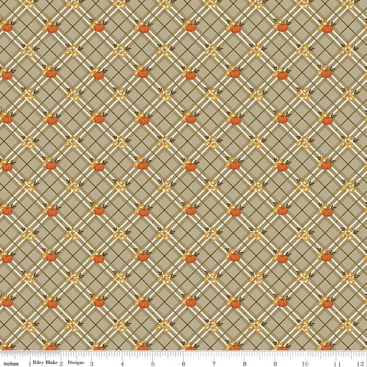Bountiful - Pumpkin Plaid Sage C17862-SAGE