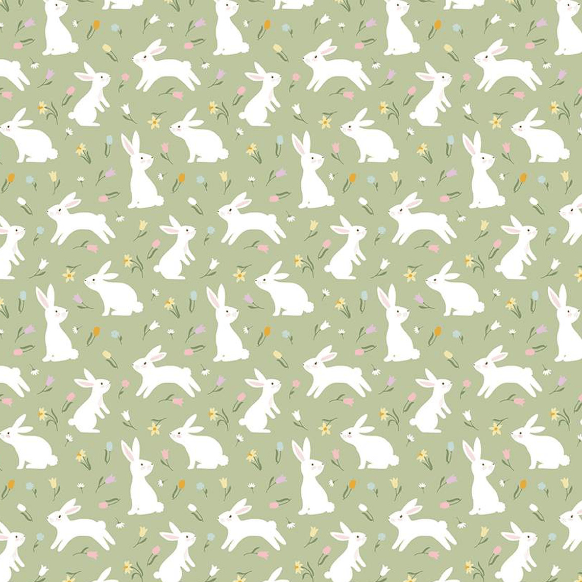 Bunny Trail - Bunnies Green C14252-GREEN
