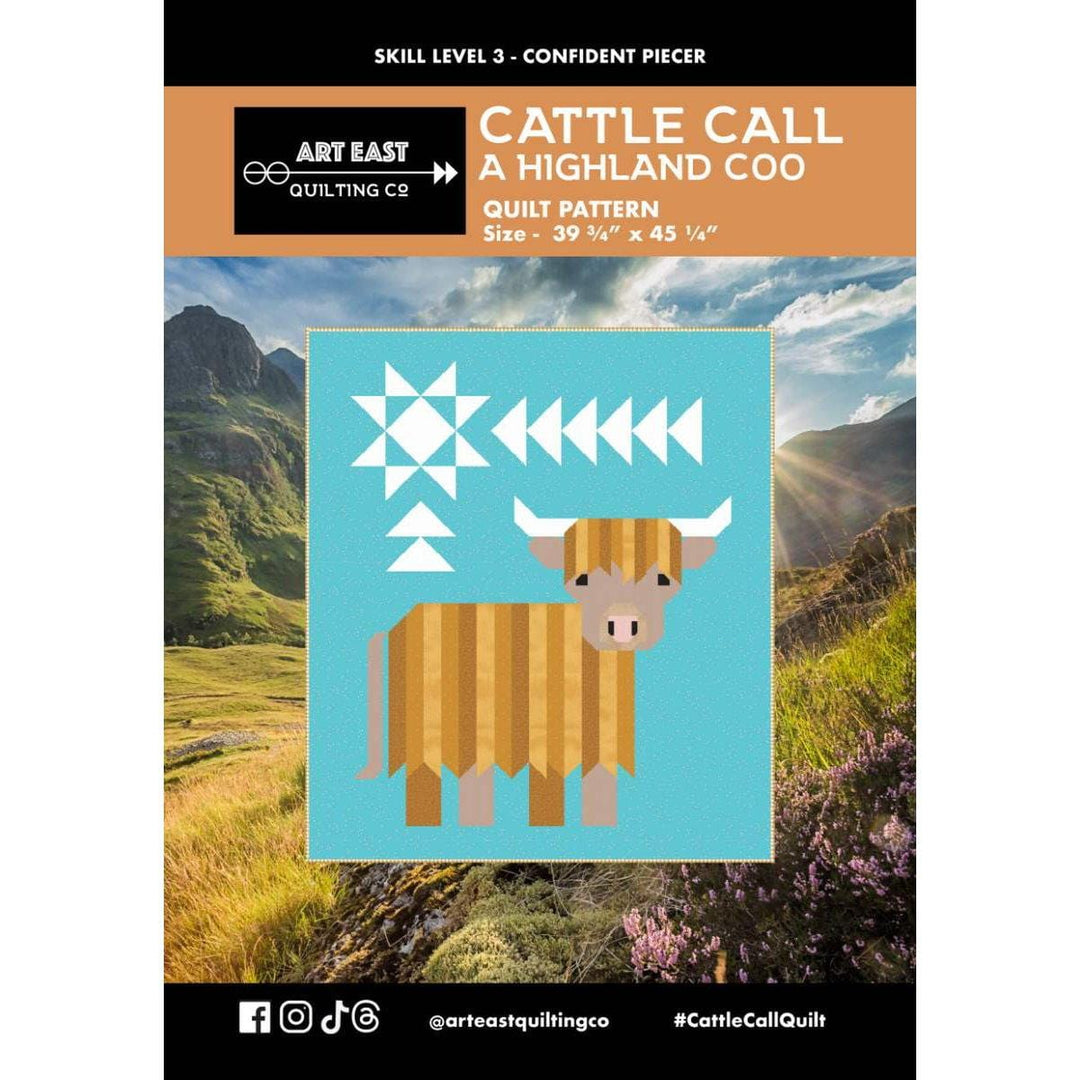 Cattle Call - A Highland Coo Quilt Pattern P203-CATTLECALL