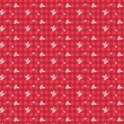Cheerfully Red - Ditzy Gingham Red C13312-RED