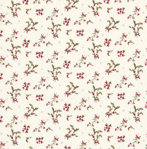 Christmas Greetings - Berries Cream C17662-CREAM