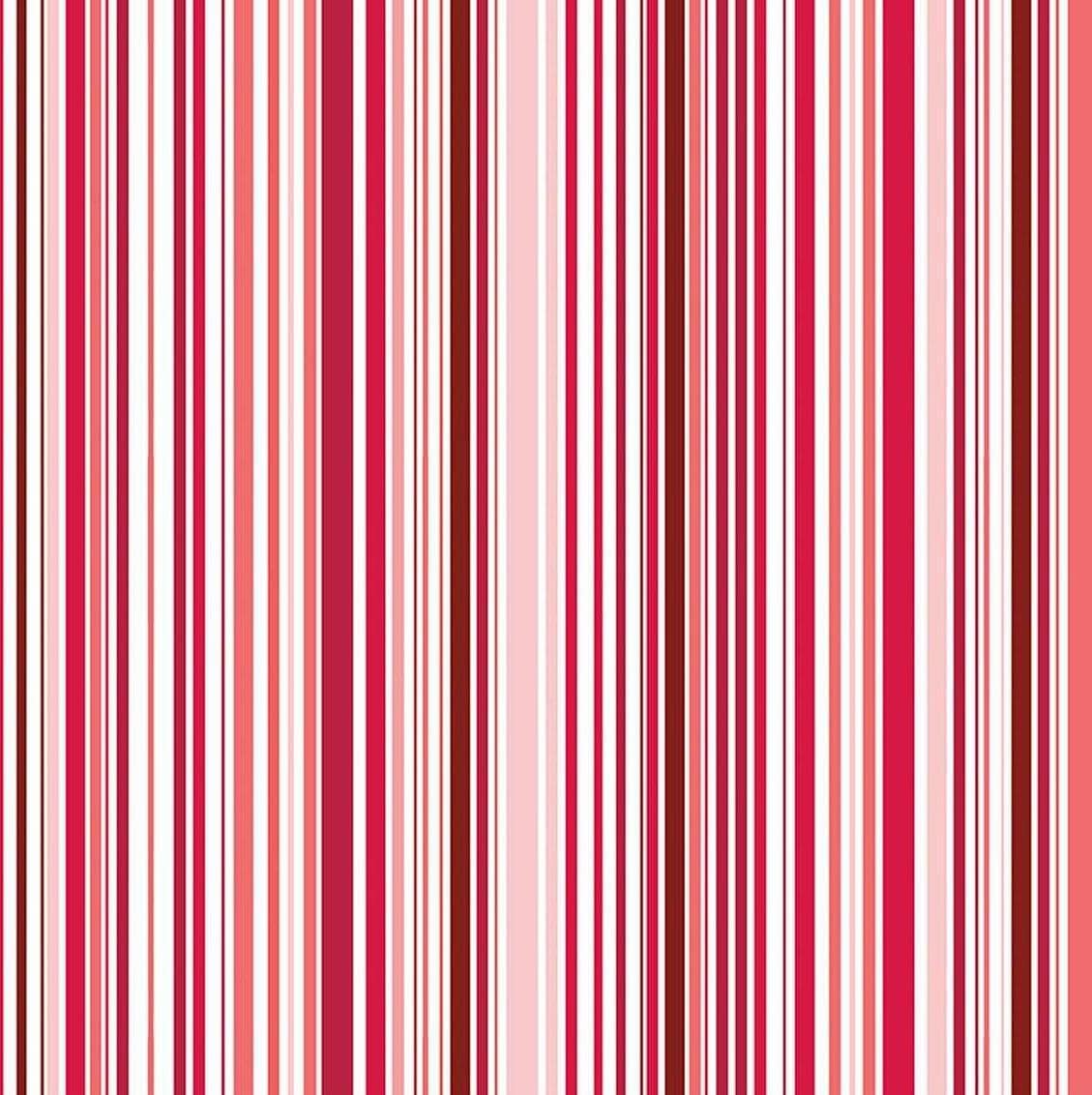 Cloudburst - Stripe Red C16186-RED