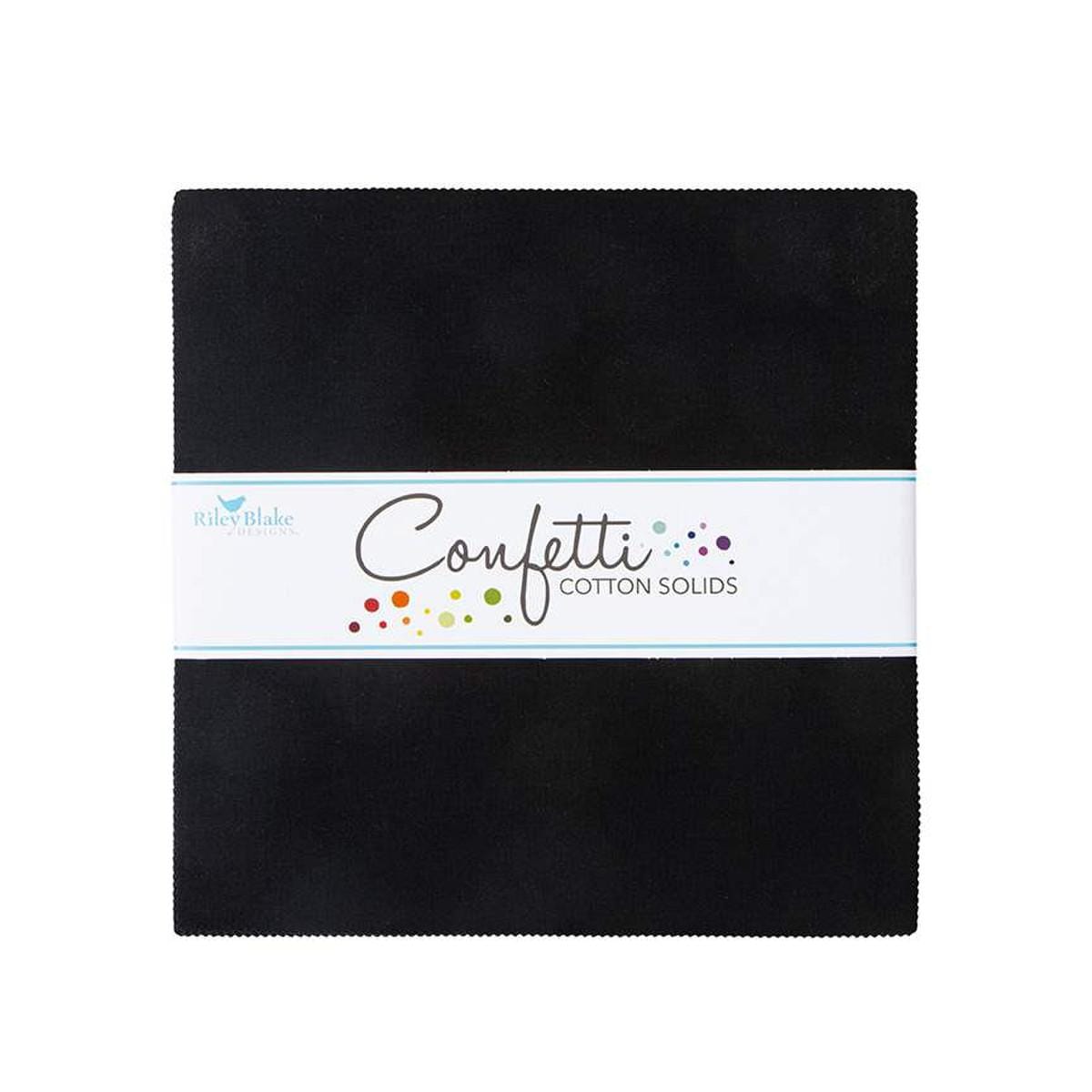 Confetti Cottons - Riley Black 10" Stacker 10-120RBLACK42